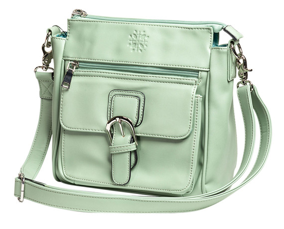 Tactica TT-PR-GB006-GN Designer Conceal Carry Purse Pistachio Green Shoulder Ambidextrous Hand