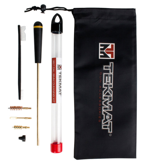 TekMat TEKCK357 Handgun Cleaning Kit 357 Mag, 9mm Pistol 7 Pieces