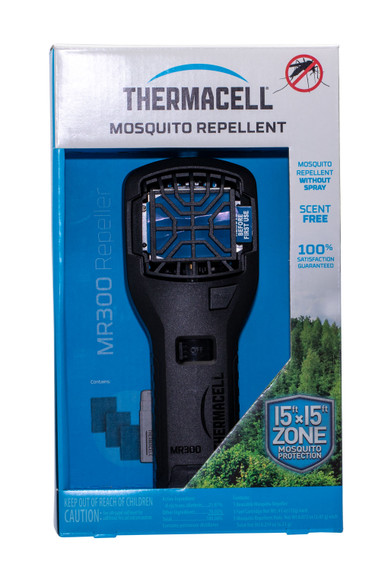 Thermacell MR300L MR300 Portable Repeller Black Effective 15 ft Odorless Repellent Effective Up to 12 hrs
