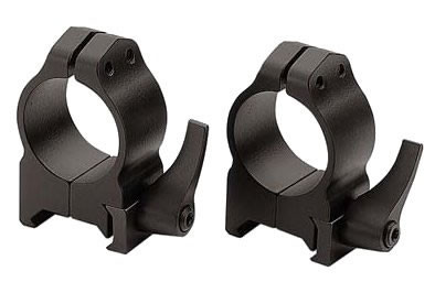 Thompson Center Maxima All Steel Rings/Bases 9906, Weaver Style Bases, High, Matte Blue
