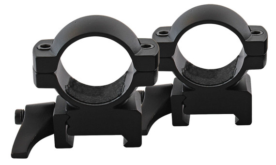 Traditions A1373 Weaver QD Ring Set 1 in Dia Medium Black Matte