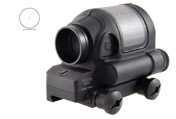 Trijicon 900000 SRS01 Sealed Reflex Sight Thumb Screw Mount 1x 38mm Obj 4 in Eye Relief 1.75 MOA Black