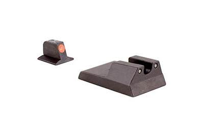 Trijicon HD Night Sights, Fits Ruger SR9, SR40, SR40C Orange Front, 3 Dot Green, Tritium RA114O