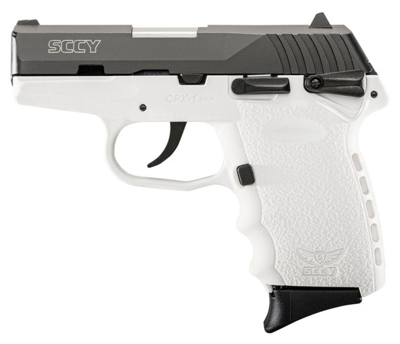 SCCY CPX1CBWT CPX-1 Carbon White Pistol