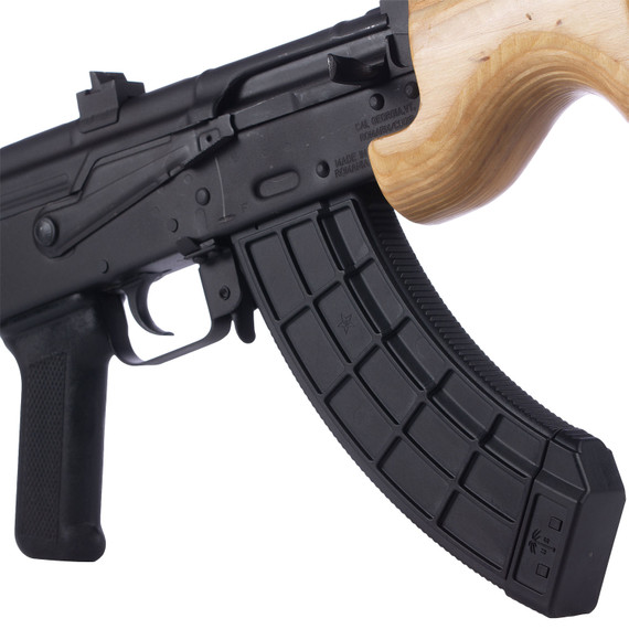 Century Arms HG2797N Draco Micro (Romanian Made) 7.62x39mm 30+1 6.25 in Threaded Barrel, Black Stamped Receiver, Premium Handguard, Black Polymer Grip, Enhanced Trigger Group, Includes 1 US Palm 30rd, Magazine, Pistol