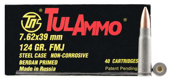 Tulammo Ammunition 7.62x39mm | UL076211