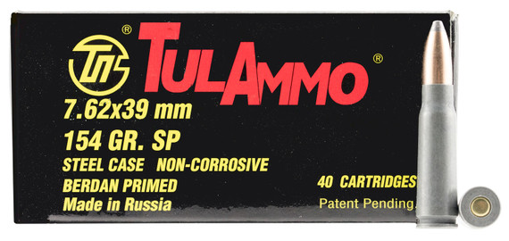 Tulammo Ammunition 7.62x39mm | UL076213