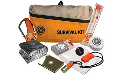 UST - Ultimate Survival Technologies Featherlite Survival Kit 2.0, Includes Compass, Emerg, 20-723-01