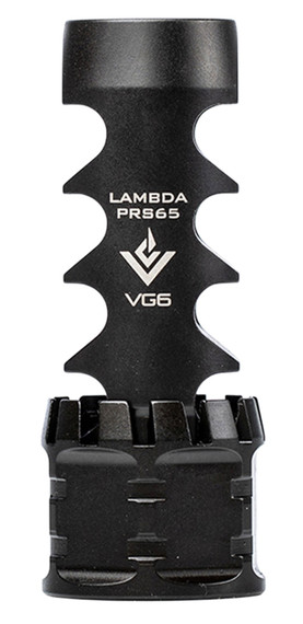 VG6 Precision APVG100031AR1 LAMBDA Black Nitride 17-4 Stainless Steel with 5/8 in-24 tpi & 2.95 in OAL for 6.5 Creedmoor, 6.5 Grendel M5 Platform