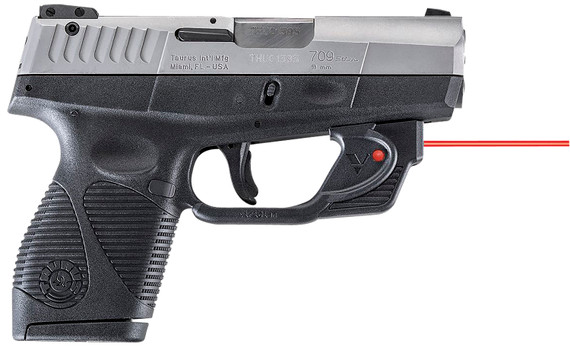 Viridian 912-0002 E-Series Laser Sight <5mW Red laser with 635-650nM Wavelength 25 yds Day/1 mi Night Range Black Polymer for Ruger 709,740 Slim