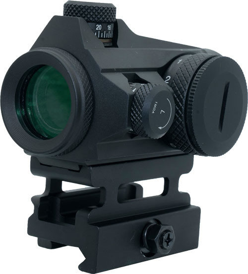 Viridian Weapon Technologies GDO, Red Dot, 3 MOA Green Dot, 22mm Objective, Black, Quick Detach Mount 981-0029