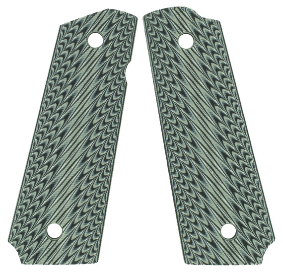 VZ Grips SBGXA 1911 Slant Grip Panels Medium Textured G10 Black/Gray
