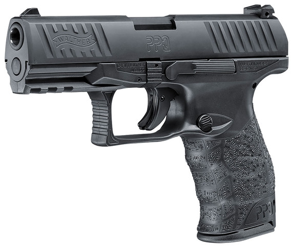 Walther 2796075 PPQ M2 Pistol, 40 S&W, 4.0 in BBL, Double Act, Integral Grips, 3-Dot Adj Low Profile Sights, Black Finish, 10+1 Rds