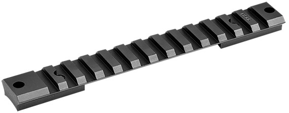 Warne Scope Mounts Tactical, 1 Piece Base, Fits Mark V Magnum 9 Lug,with 20 MOA Incline, Matte Finish M654-20MOA