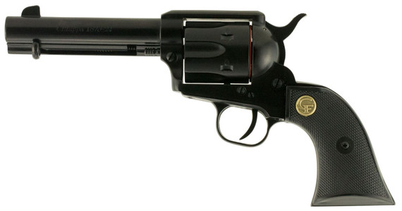Chiappa CF340250D SAA 1873 Medium Frame 22 LR/22 WMR 6 Shot, 4.75 in Blued Steel Barrel, Cylinder & Frame, Black Plastic Grip, Exposed Hammer , Revolver