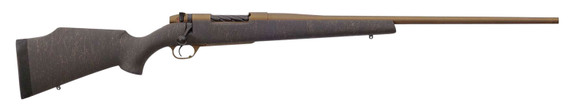 Weatherby MWB01N257WR6T Mark V Weathermark 257 Wthby Mag 3+1 26in Burnt Bronze Cerakote Burnt Bronze Webbed Matte Gel Coated Black Fixed Monte Carlo Stock Right Hand (Full Size)