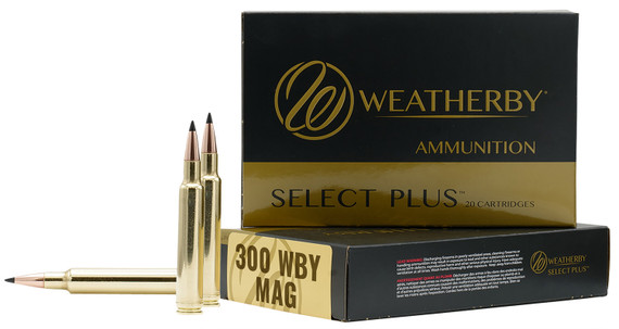 Weatherby Select Plus Ammunition 300 Weatherby Magnum | N300165BST