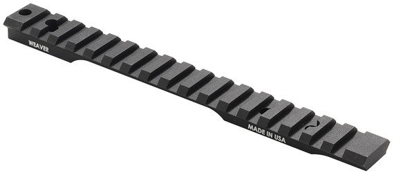 Weaver Mounts 99496 Tactical Extended Multi-Slot Base 1-Piece Base For Tactical Extension Style Black Matte Anodized Finish