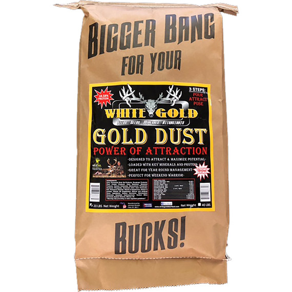 White Gold Gold Dust Attractant 20 lb WGGD20