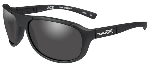 Wiley X ACACE01 Ace Eye Protection Smoke Grey Lens Black Matte