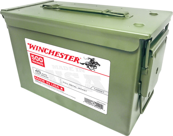 Winchester USA Centerfire Handgun Ammunition, 45 ACP | USA45AC