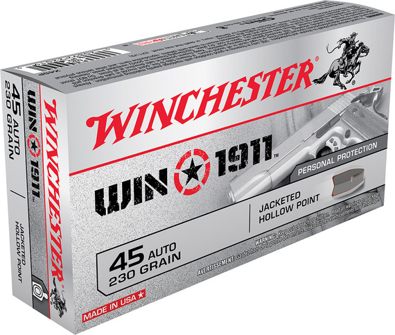 Winchester Win1911 Handgun Ammunition, 45 ACP | X45P
