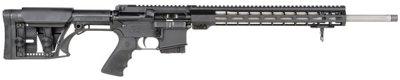Windham Weaponry R20FSSFTTL R20 Varmint 5.56x45mm NATO 20in 5+1 Black Hard Coat Anodized Rec Black Fixed Luth-AR with Adjustable Cheek Stock Black Hogue Rubber Grip Right Hand