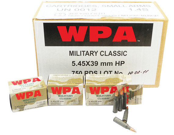 Wolf Military Classic Ammunition 5.45x39mm | MC545BSP
