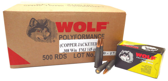 Wolf PolyFormance Ammunition 308 Winchester | 308CFMJ