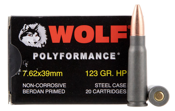 Wolf PolyFormance Ammunition 7.62X39mm | 762BHP