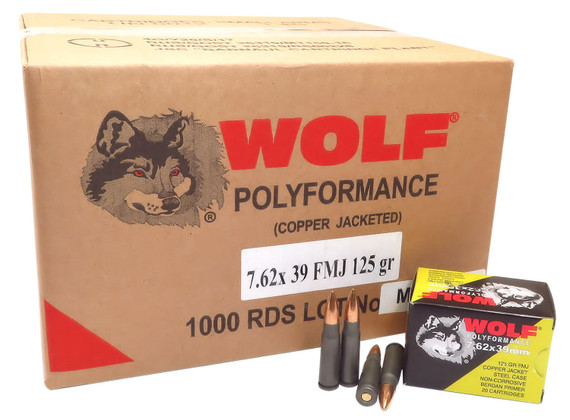 Wolf PolyFormance Ammunition 7.62X39mm | 762CFMJ