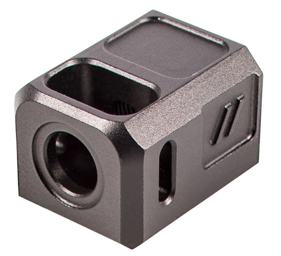 ZEV COMPPROB Pro Compensator compatible with Glock 19 1/2x28 tpi 7075 T6 Aluminum Black Hardcoat Anodized