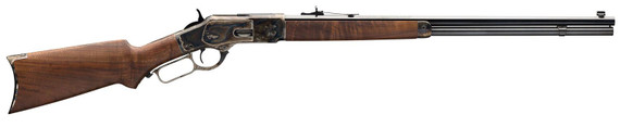 Winchester 534228140 1873 Sporter Octagon Pistol Grip Color Case Hardened Rifle