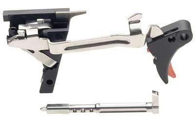 ZEV Technologies Fulcrum Ultimate Part Kit, Adjustable 2-6 lbs, Fits Glock 17/19/26 Gen 4, Black w/ Red Safety ZT-FUL-ULT-4G9-BR