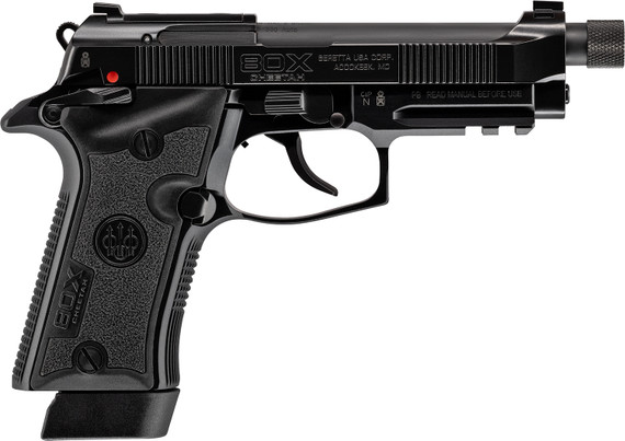 Beretta J80XTU10 80X Cheetah Tactical Compact Frame 380 ACP 10+1 4.40 Black Threaded Barrel, Black Cerakote Optic Ready/Serrated Steel Slide, Black Aluminum Frame w/Pic Rail, Black Textured Grip, Pistol