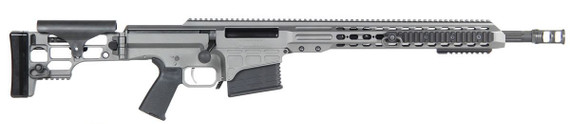 Barrett MRAD Rifle System 14384, .338 Lapua, 20 in Fluted Match Grade Barrel, Bolt-Action, Folding Stock, Adj Match Trigger, Tungsten Grey Cerakote Finish, 10 Rds