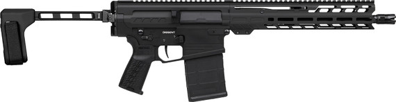 CMMG 33A380C-AB Dissent MK3 Compact 8.6 Blackout 20+1 12.50 Black Nitride Threaded Barrel, Black Armor Cerakote Pic Rail Aluminum Receiver, 11 M-LOK Handguard, SB Tactical Fold Brace, Black Poly Stock, CMMG Zeroed Grip, Rifle