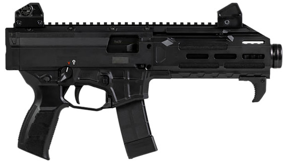 CZ-USA 91431 Scorpion 3+ 9mm Luger 20+1 7.80 Black Threaded Barrel & Black Poly Frame, Black Poly Grip, Tactical Pistol