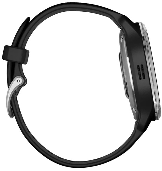 Garmin 0100249609 Black Band AMOLED Display Compatible w/ iPhone/Android, Watch
