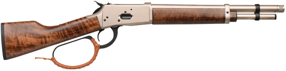 Gforce GFLVR44PN Saddlehorn 44 Mag 5+1 12 Nickel Threaded Barrel & Receiver, Turkish Walnut Stock & Forend, Thread Protector, Pistol