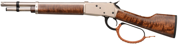 Gforce GFLVR44PN Saddlehorn 44 Mag 5+1 12 Nickel Threaded Barrel & Receiver, Turkish Walnut Stock & Forend, Thread Protector, Pistol