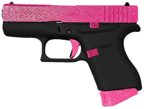 Glock PX4350204FRMOSPI G43X MOS Sports South Exclusive 9mm Luger 10+1 3.41 Black GMB Barrel, Pixie Mock Up Cerakote MOS Cut/Serrated Steel Slide, Black Cerakote Poly Frame w/Pic Rail, Textured Poly Grip, Ambi, Pistol