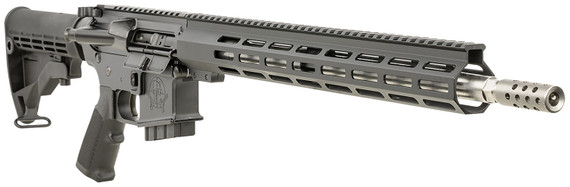 Great Lakes GL15400SS GLFA 400 Legend 5+1 Stainless Threaded Barrel, Black Cerakote Pic Rail Aluminum Receiver, M-LOK Handguard, Black Synthetic Stock, Mil-Spec Grip, Rifle