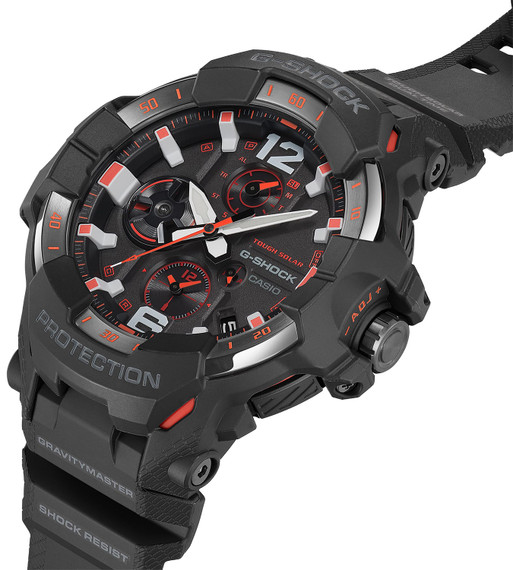 G-Shock GRB300-1A4 GravityMaster Solar Black/Orange, Watch