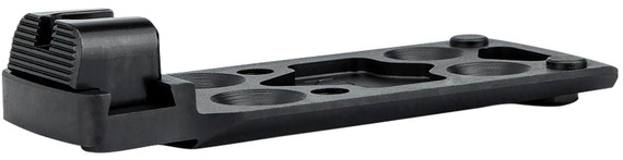 Kimber 4200423 KDS9C Dovetail Rear Sight Optic Plates Kit Black/Blank Rear Sight