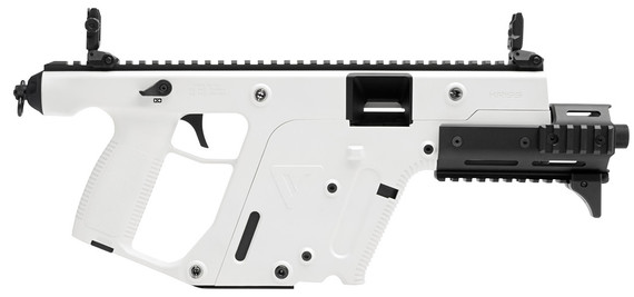 Kriss USA Vector SDP-E Enhanced Pistol KV45-PAP30, 45 ACP, 6.5" Threaded, Flip-Sights, Alpine White, 13 Rds