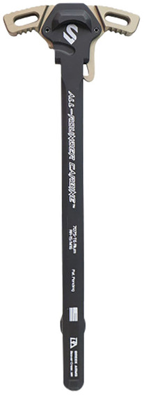 Lead & Steel Llc LSCHODEGRY Charging Handle AR-15/M16 Gray Type 3 Hard Anodize 7075-T6 Aluminum