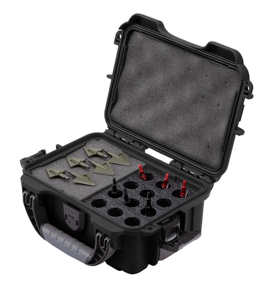 Nanuk 903S080BK0A0C1538 Broadhead Holder Black NK-7 Resin, Archery Case