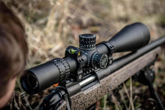 Nightforce NXS 5.5-22x50mm Rifle Scope C433, Second Focal, MOAR Reticle, 30mm, Matte Black Finish