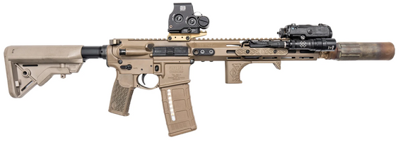 Noveske Chainsaw Irregular Defense Rifle, 5.56 NATO, 11.5" Barrel, M-LOK Handguard, FDE, 30 Rds, 02001235